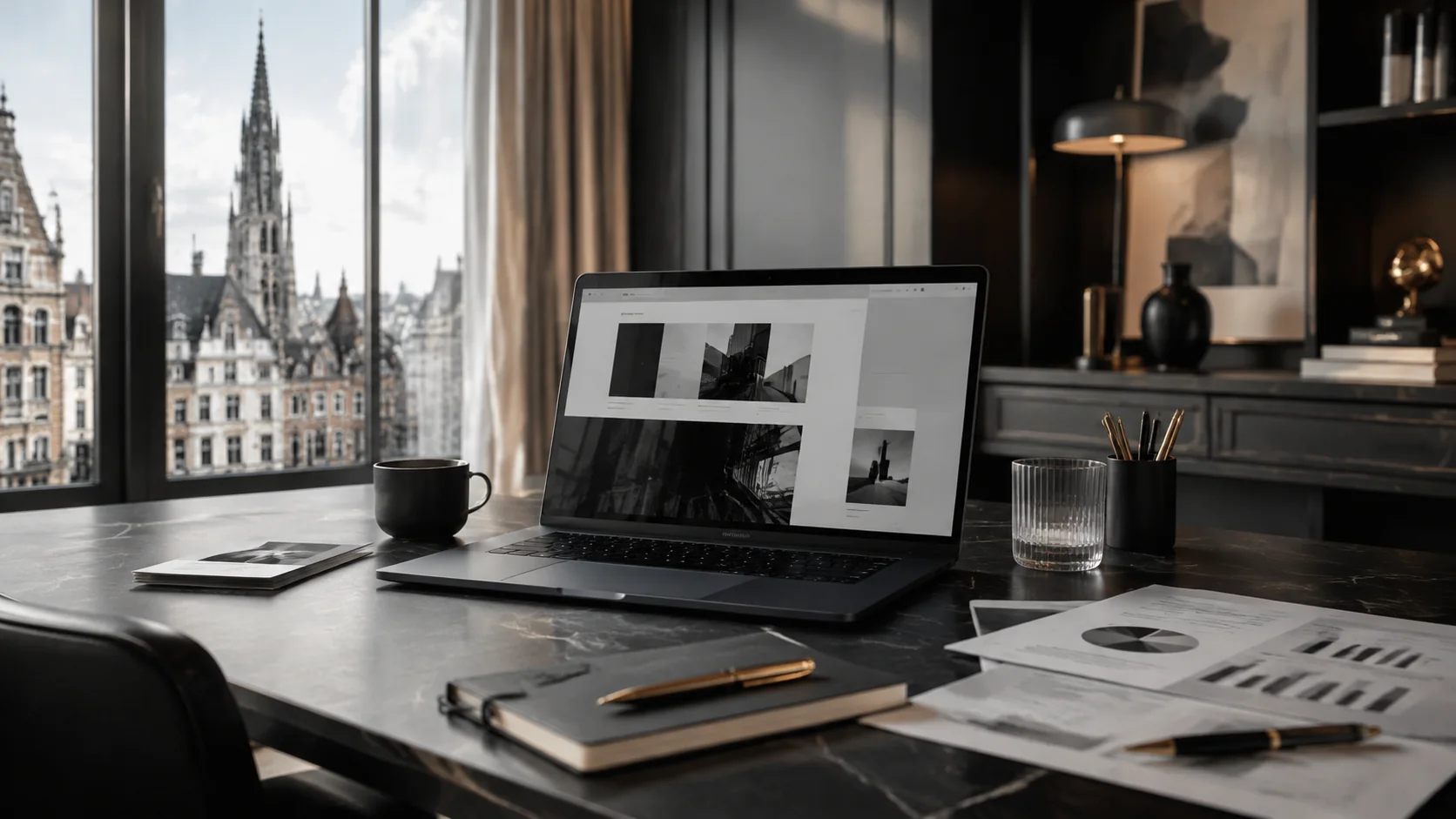 Espace de travail premium pour choisir une agence web en Belgique