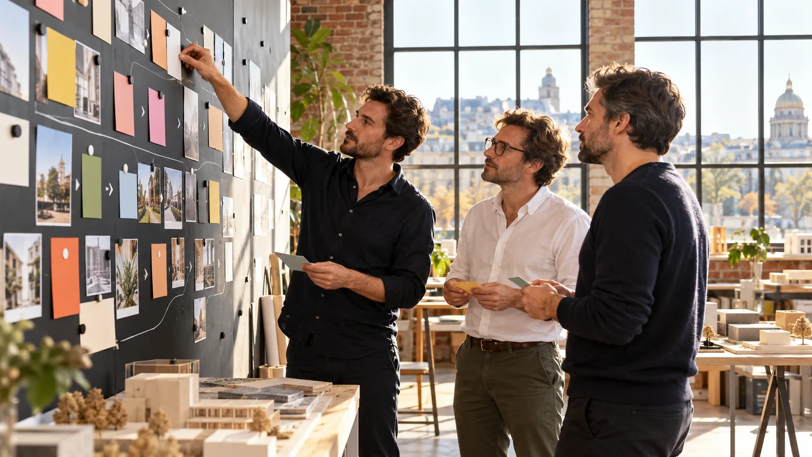 Trois entrepreneurs belges structurent leur offre dans un atelier créatif